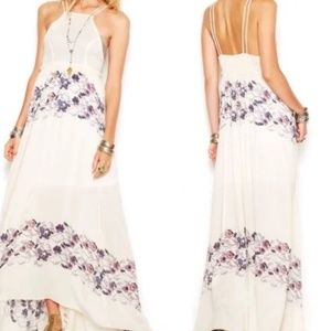 Free People Floral Maxi Slip Dress